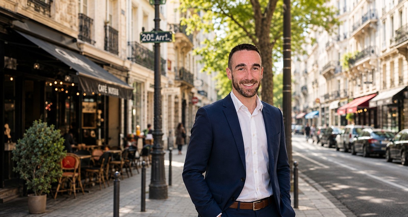 Valentin Lemarié, conseiller immobilier à Paris 20e