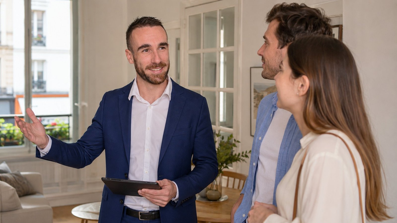 Visite immobilière à Paris 20